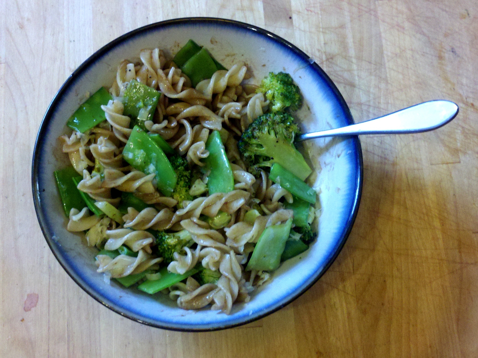 Roasted Veggie Pasta with Pomegranate Balsamic Reduction