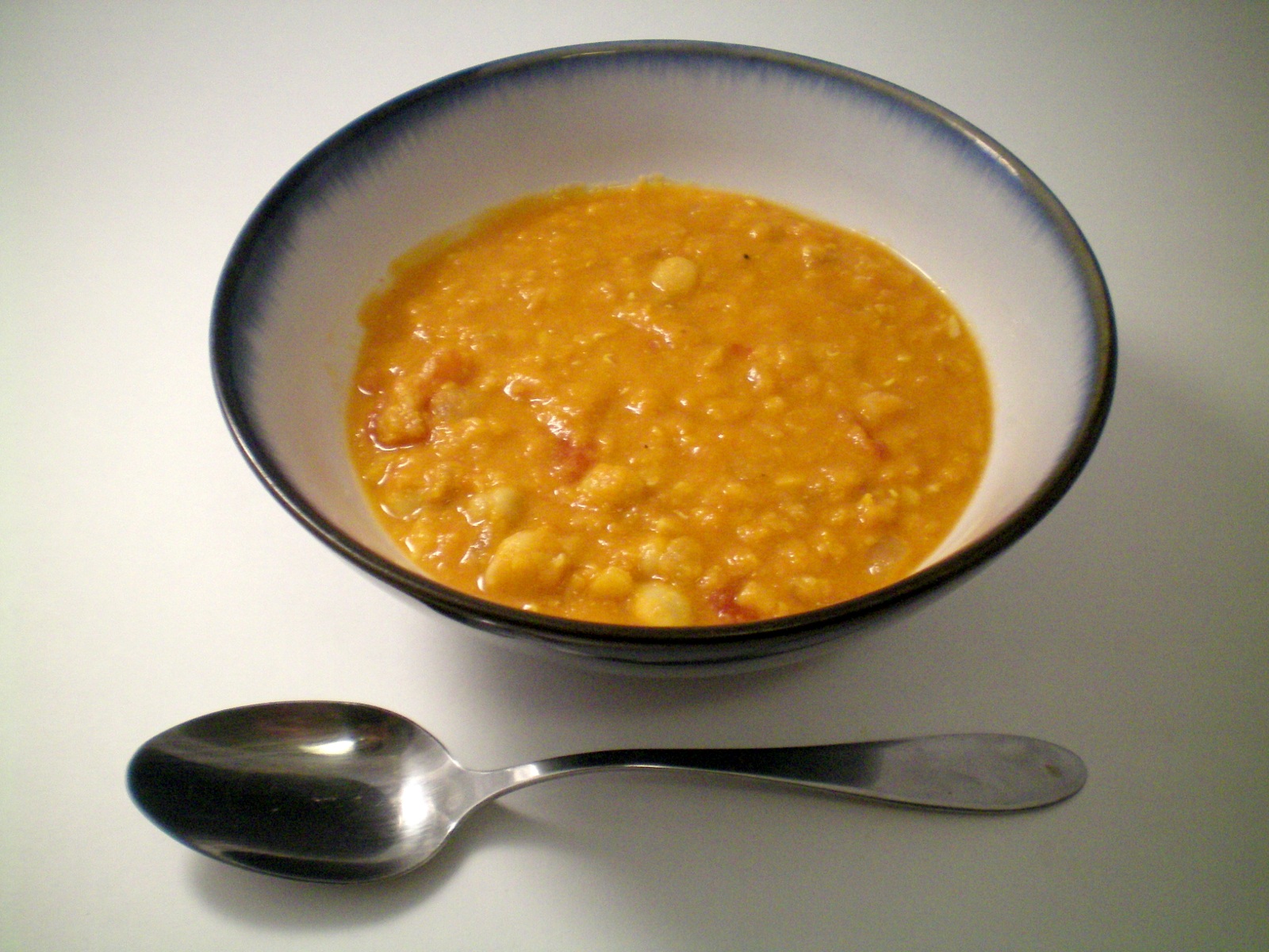 chickpea and red lentil soup