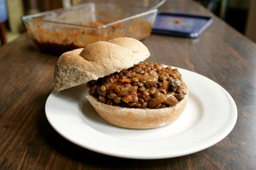 lentil sloppy joes