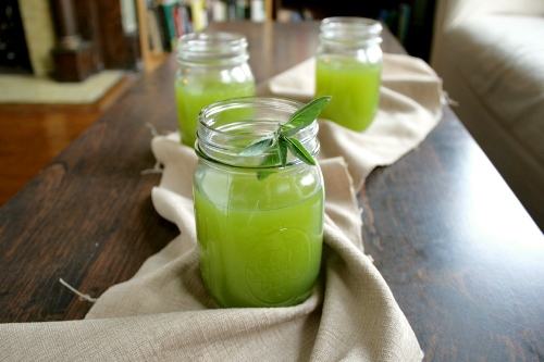 thai basil lime agua fresca