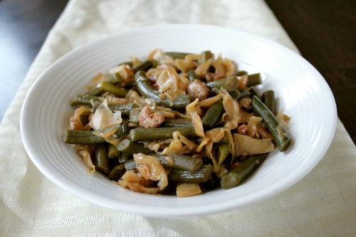 garlic scape stir fry