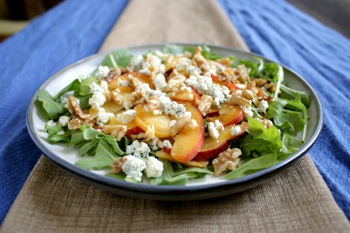 pickled peach salad