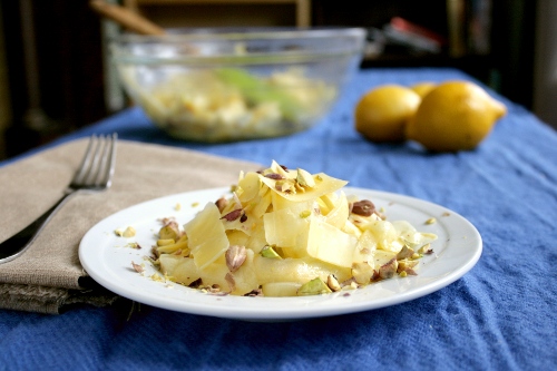 shaved squash salad