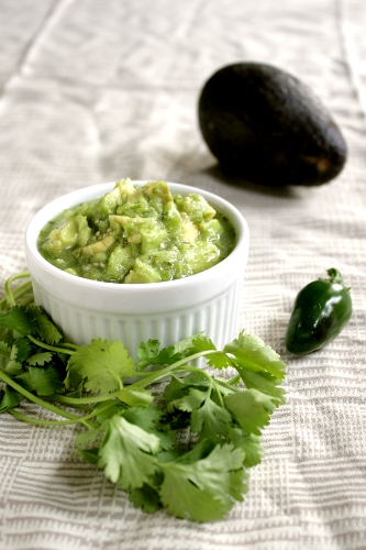 avocado salsa verde