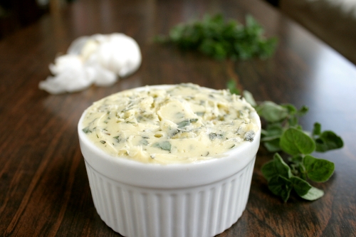 homemade oregano butter