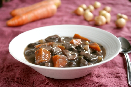 mushroom bourguignon