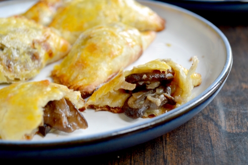 mushroom shallot and fontina empanadas