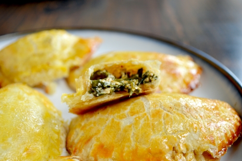 spinach and three cheese empanadas