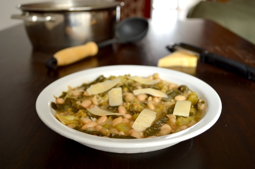 broccoli and white bean soup