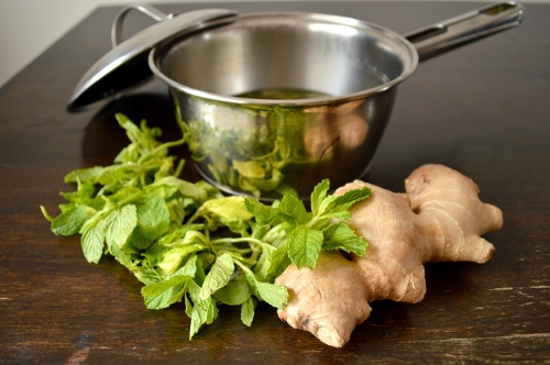 ginger mint simple syrup