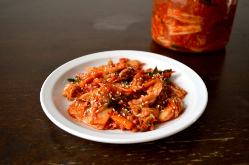 homemade kimchi