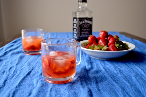 strawberry bourbon lemonade