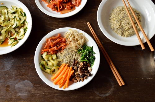 quinoa bibimbap