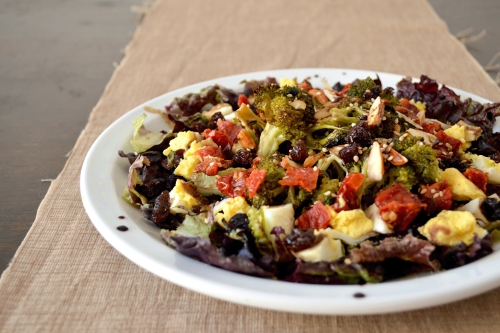 roasted broccoli and sun-dried tomato salad 2