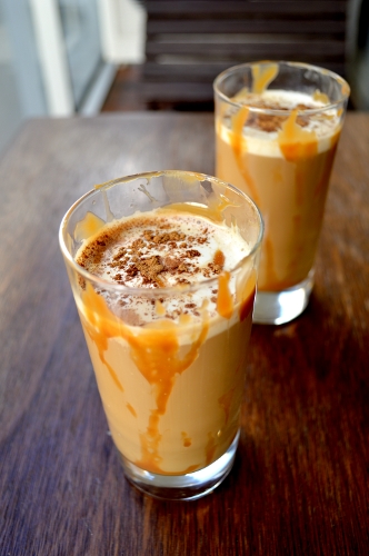 argentine cappuccino with dulce de leche